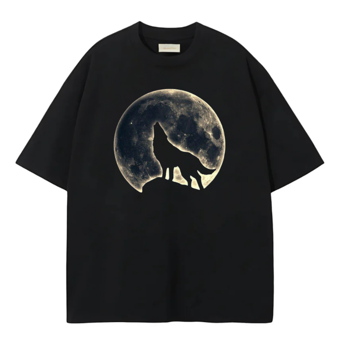 OVERSIZE TSHIRT WOLF TIME