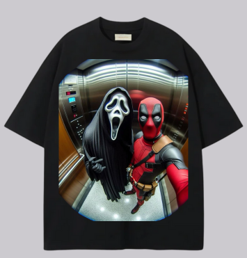 Тениска GHOST FACE X DEADPOOL